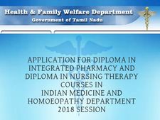 இந்திய மருத்துவக் கழகத்தில் நர்சிங் தெரபிஸ்ட் பட்டயப் படிப்பில் சேர வேண்டுமா ?