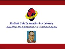 தமிழ்நாடு டாக்டர் அம்பேத்கர் சட்டப் பல்கலையில் வேலை வாய்ப்பு..!
