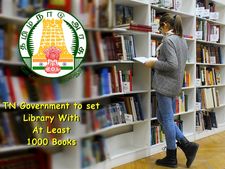ஆங்கிலம் பேசும் திறன் வளர்க்க அரசுப் பள்ளியில் ஆயிரம் நூல்கள் கொண்ட நூலகங்கள்