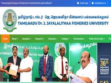 தமிழ்நாடு டாக்டர் ஜெ.ஜெயலலிதா மீன்வளப் பல்கலைக்கழகத்தில் பணியாற்ற ஆசையா?