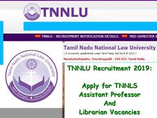 தமிழ்நாடு தேசிய சட்டப் பல்கலையில் பேராசிரியர் வேலைக்கு விண்ணப்பிக்கலாம் வாங்க!