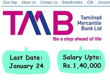 TMB Recruitment 2020: ரூ.1.40 லட்சம் ஊதியத்தில் வங்கி வேலை வேண்டுமா? விண்ணப்பிக்கலாம் வாங்க!