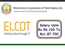 ELCOT Recruitment 2020: ரூ.1.87 லட்சம் ஊதியத்தில் தமிழக அரசில் வேலை! அழைக்கும் ELCOT நிறுவனம்!