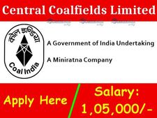 ரூ.1.05 லட்சம் ஊதியத்தில் நிலக்கரி நிறுவனத்தில் வேலை வேண்டுமா?
