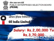 மாதம் ரூ.3.70 லட்சம் ஊதியம்!! மத்திய மத்திய ஆயில் இந்தியா நிறுவனத்தில் கொட்டிக்கிடக்கும் வேலைகள்!