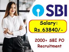 ரூ.63 ஆயிரம் ஊதியம்! மொத்தம் 2000+ வேலைகள்!! SBI வங்கி பணிக்கு விண்ணப்பிக்கலாம் வாங்க!