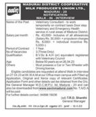 Aavin veterinary Consultant 2023:  மதுரை, திருப்பூர் யூத்ஸ்... ஆவினில் வேலை காத்திருக்கு...!