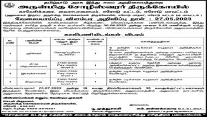 Erode Arulmigu Soleeswarar Temple recruitment 2023:  ஈரோடு கைய்ஸ்... உங்க ஊர் கோவிலில் பணி செய்ய வாய்ப்பு...!