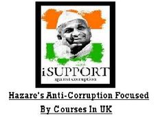 Hazare's Anti-Corruption Act Focused By UK Courses