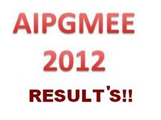 AIPGMEE Entrance Exam 2012 Results Are Announced!