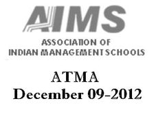 ATMA Dec 2012. Exam Details, Application & Pattern