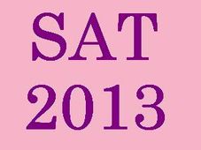 SAT 2013 Subject, Syllabus and Exam Pattern 