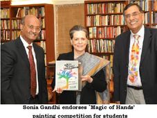 Sonia Gandhi Endorses Magic of Hands’ Paintings