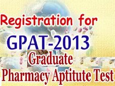 AICTE GPAT 2013 Online Registration Started