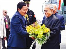 Sikkim University Campus Foundation Stone Laid By Pranab Mukherjee