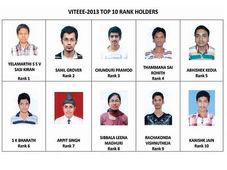 Top 10 rank holders of VITEEE 2013 exam