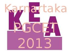 KEA announced PGCET 2013 Entrance Exam Time Table