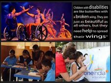 Education for the differently abled through art, dance therapy