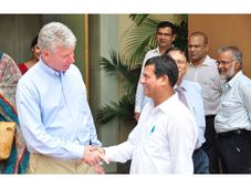 High Commissioner of Canada to India visits KIIT University and KISS
