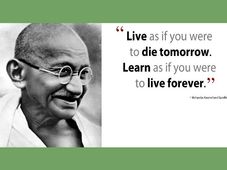 Mohandas Karamchand Gandhiji's walk of Education and Life