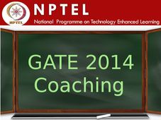 NPTEL offers free online coaching for GATE 2014 exam preparation