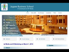 Jaypee Business School, Noida offers MBA Programme Admission 2014