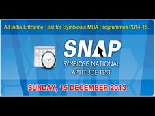 Symbiosis National Aptitude Test (SNAP 2013) Pattern / Structure