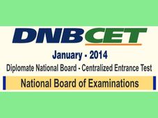 NBE to announce DNB CET 2014 results in January