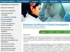 Become a graduate in Clinical Investigation with this online course