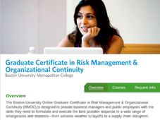 Get a Certificate on Risk Management and Organizational Continuity 