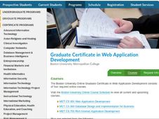Make your own website with Web Application Development online course