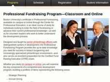 Certificate in Professional Fundraising - Online Program