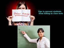 Tips to prevent students from failing in class tests