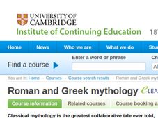 Learn Roman and Greek Mythology with this online course