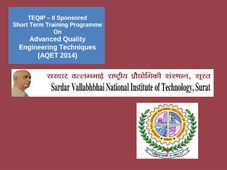 SVNIT, Surat's “Advanced Quality Engineering Techniques”