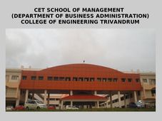 COE, Trivandrum announces MBA admissions 2014