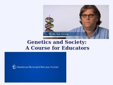 Genetics and Society- online course for educators