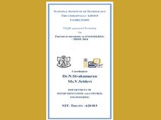 NIT-Trichy's workshop on “Trends In Biomedical Engineering”