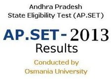 APSET 2013 results declared. 6,267 candidates passed the exam