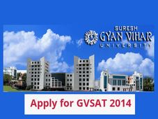 How to apply for Suresh Gyan Vihar University GVSAT 2014 