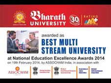 Bharath University bags The National Education Excellence Award 2014