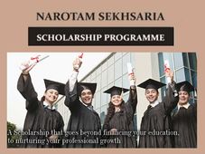 Narotam Sekhsaria Scholarship Programme for students 