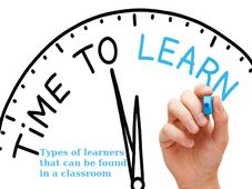 Types of learners that can be found in a classroom