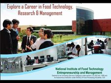 NIFTEM, Haryana offers B.Tech, M.Tech and PhD admissions 2014