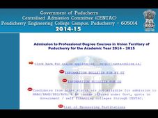Govt of Pondicherry offers MBBS, BDS, B.Tech, BAMS admission: CENTAC