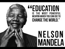 Nelson Mandela's walk of education
