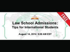 Law School Admissions: Tips for International Students – Free Webinar