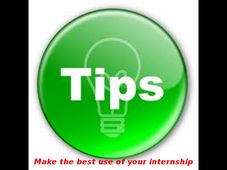 Tips to make the best use of your internship