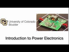Free online course on Power Electronics by University of Colorado