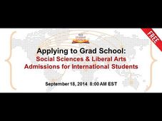 Free Webinar: Applying to Graduate Schools in the US